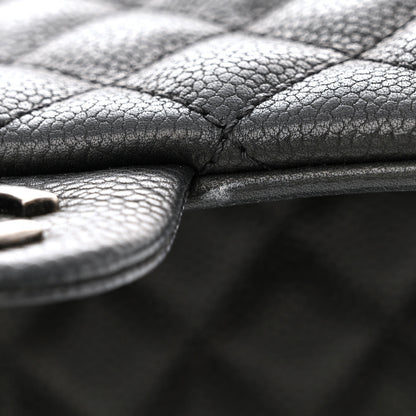 Chanel Caviar Quilted Medium Rock In Rome Single Flap Black 16 of 18