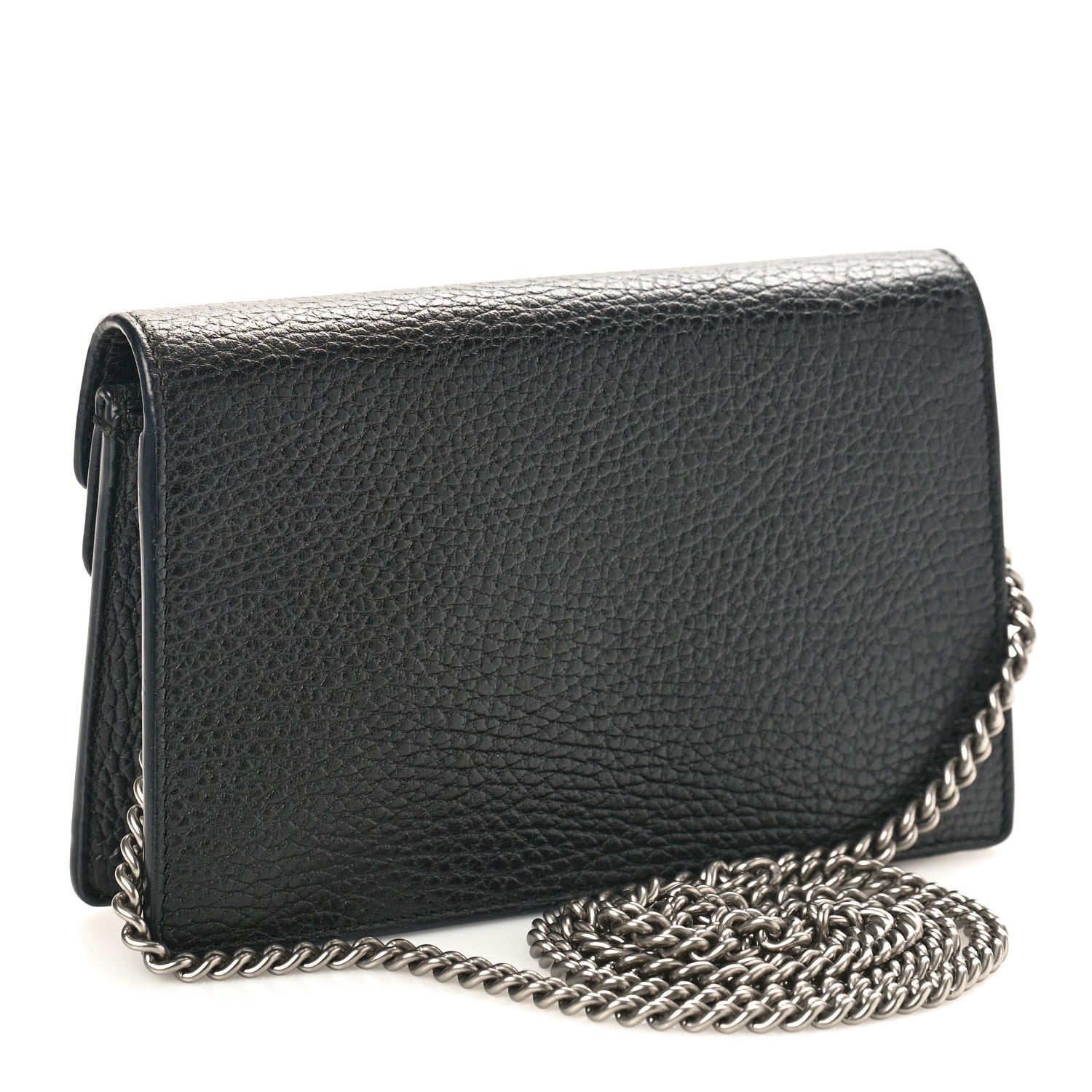 Gucci Calfskin Super Mini Dionysus Shoulder Bag Black 3 of 7