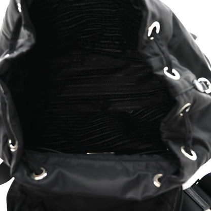 Prada Tessuto Nylon Saffiano Medium Backpack Black 4 of 10