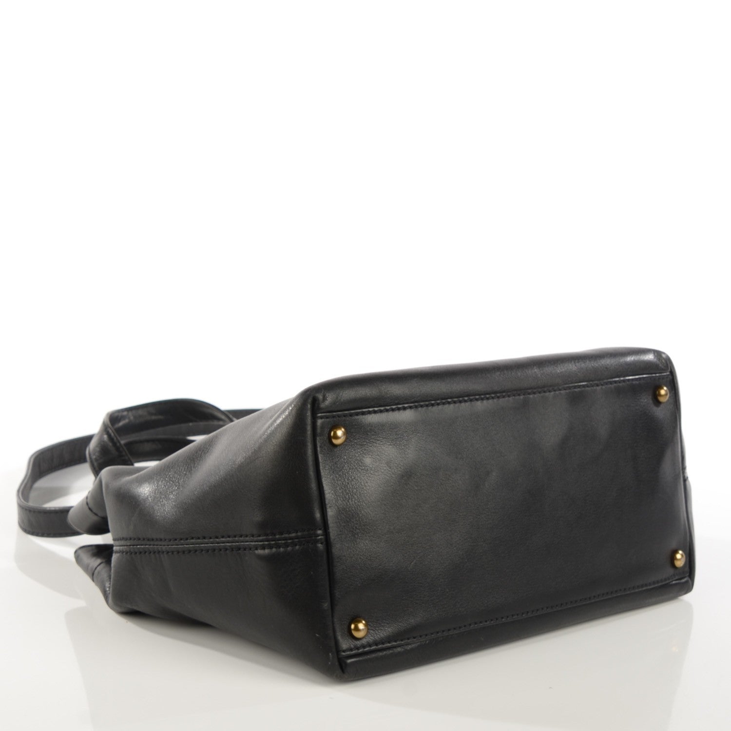Chanel Calfskin Shopping Tote Black 7 of 12