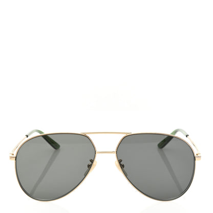 Gucci Metal Aviator Sunglasses GG0356S Green 2 of 9