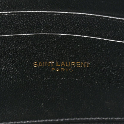Saint Laurent Grain De Poudre Matelasse Monogram Mini Lou Camera Bag Dark Beige 6 of 10