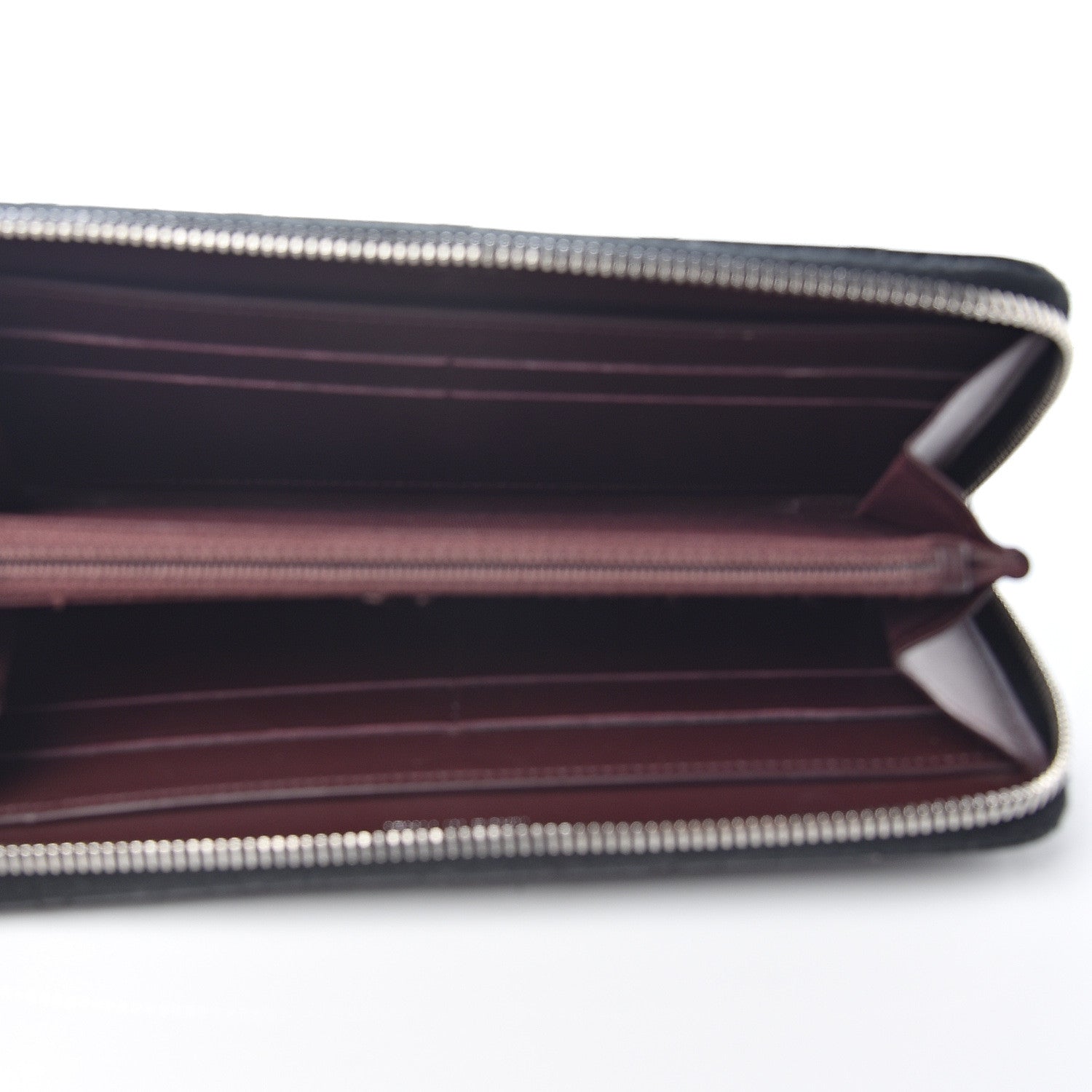 Chanel Caviar Quilted Large Gusset Zip Around Wallet Black 4 of 7