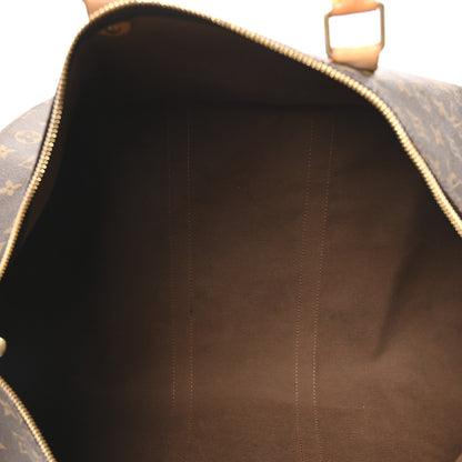 Louis Vuitton Monogram My LV Heritage Keepall Bandouliere 55 Ivory Vert Anglais 4 of 9