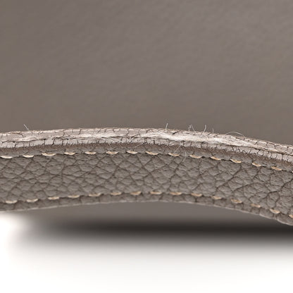 Saint Laurent Grained Calfskin Topstich Baby Sac De Jour Grey 14 of 20