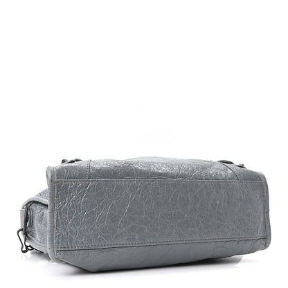 Balenciaga Agneau Arena Classic Hardware Small Le City Blue Grey 4 of 10
