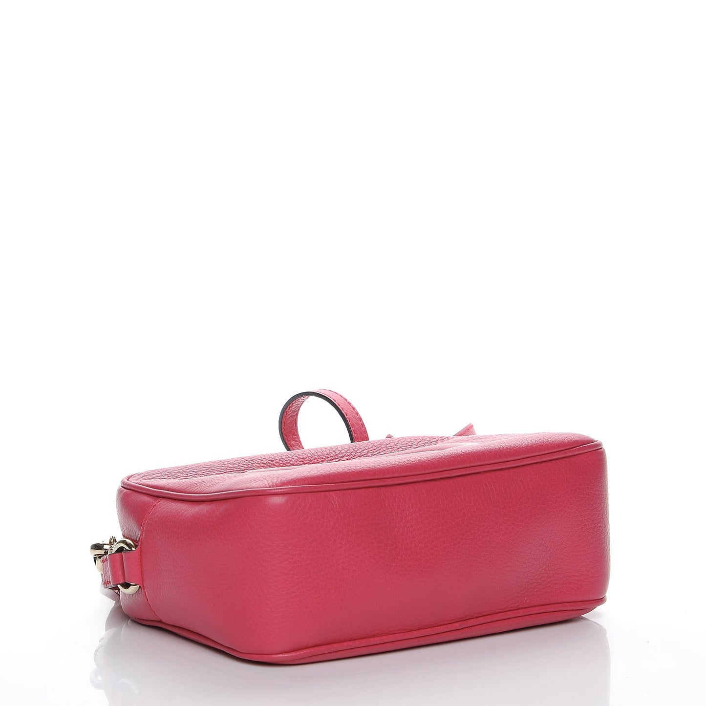 Pebbled Calfskin Small Soho Disco Bag Pink