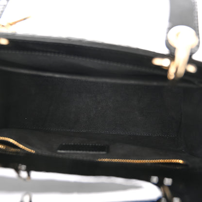 Christian Dior Patent Cannage Medium Lady Dior Black 5 of 12