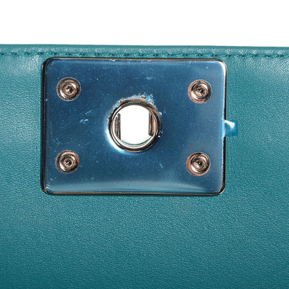Chanel Patent Leather Medium Boy Flap Plexiglass Turquoise 8 of 8