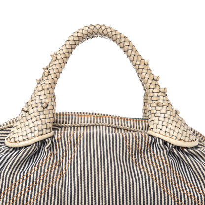 Fendi Denim Striped Spy Bowler Blue 11 of 11