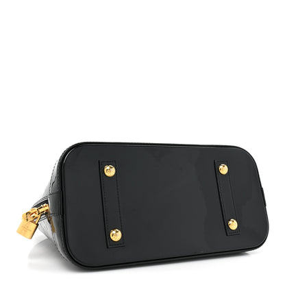 Louis Vuitton Vernis Alma PM Black 4 of 11