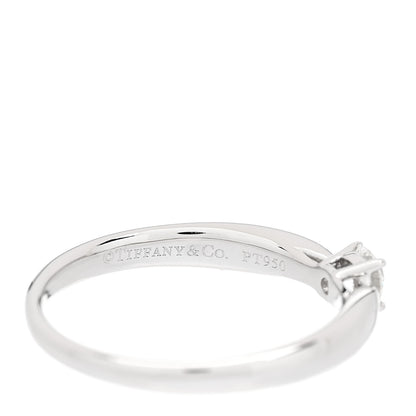 Tiffany Platinum Diamond .18ct Harmony Solitaire Engagement Ring 52 6 5 of 6