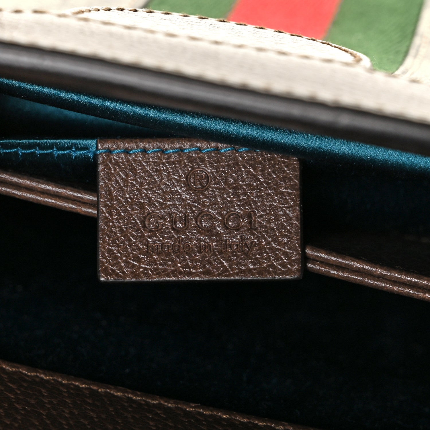 Gucci GG Supreme Monogram Web Small Ophidia Chain Shoulder Bag Brown 6 of 14