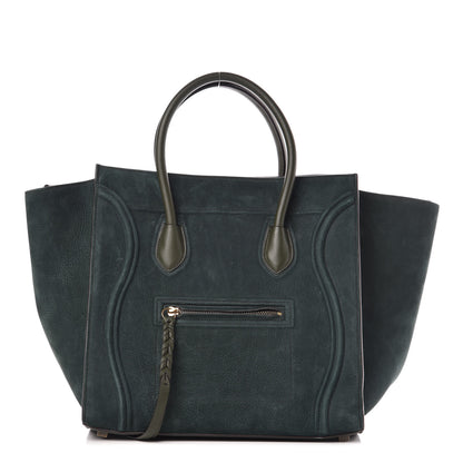 Celine Nubuck Medium Phantom Luggage Forest 1 of 18