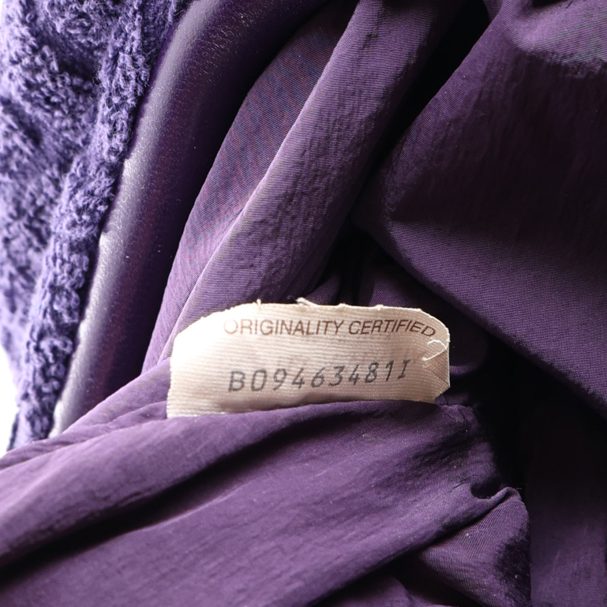 Sponge Fabric The Pouch Clutch Purple