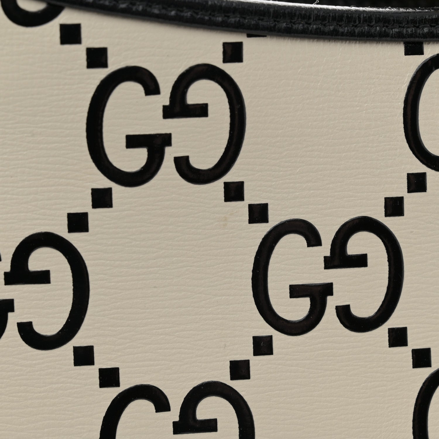 Gucci Azalea Calfskin GG Monogram Bi-Color Debossed Small Jackie 1961 Hobo Mystic White Black 15 of 15