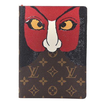Louis Vuitton Monogram Kabuki Clemence Notebook 2 of 7