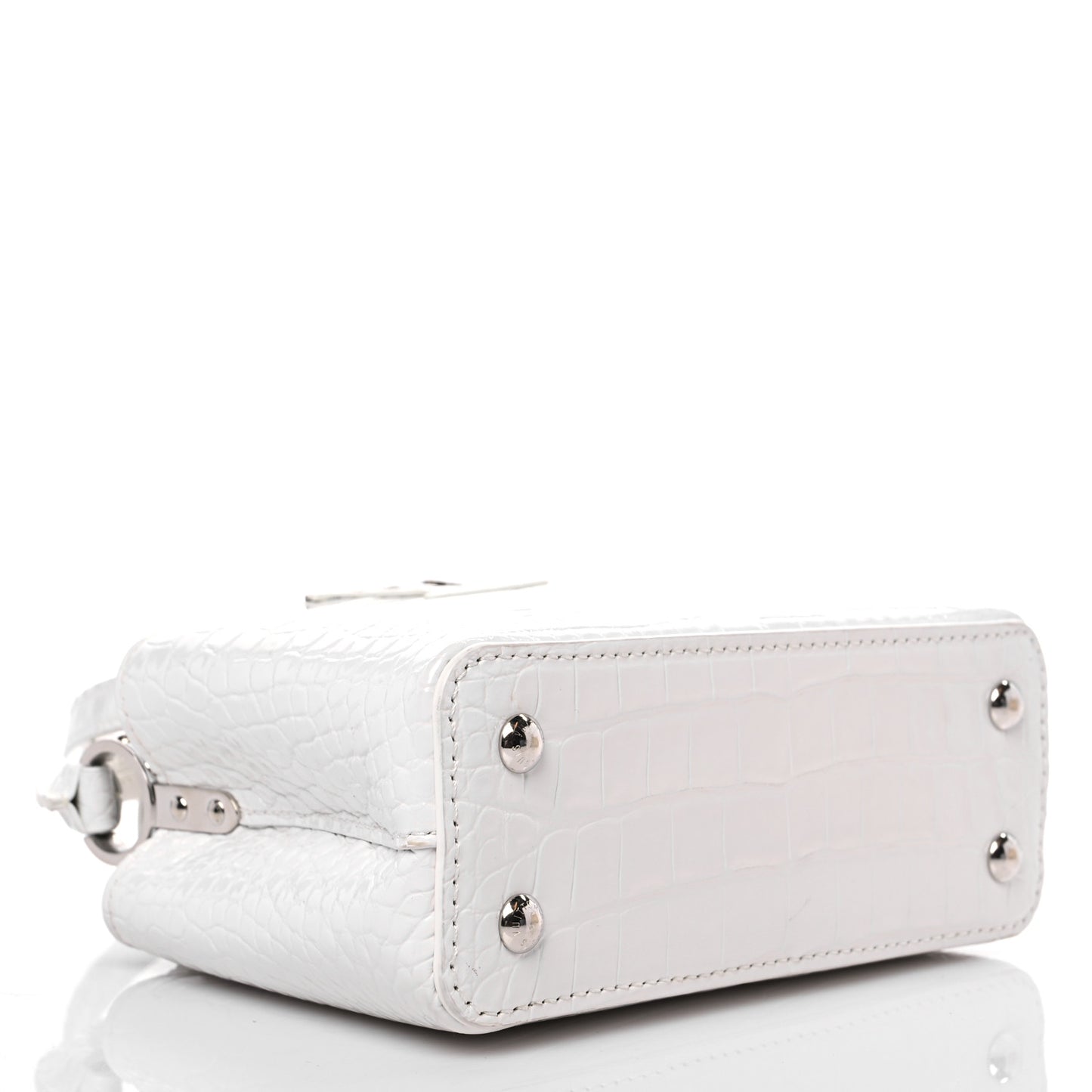 Crocodile Mini Capucines White