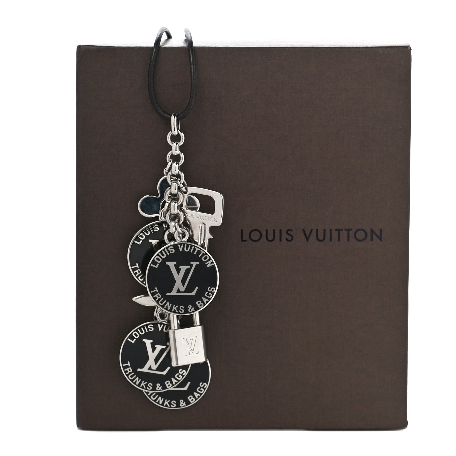 Louis Vuitton Trunks and Bags Breloques Necklace Black 7 of 7