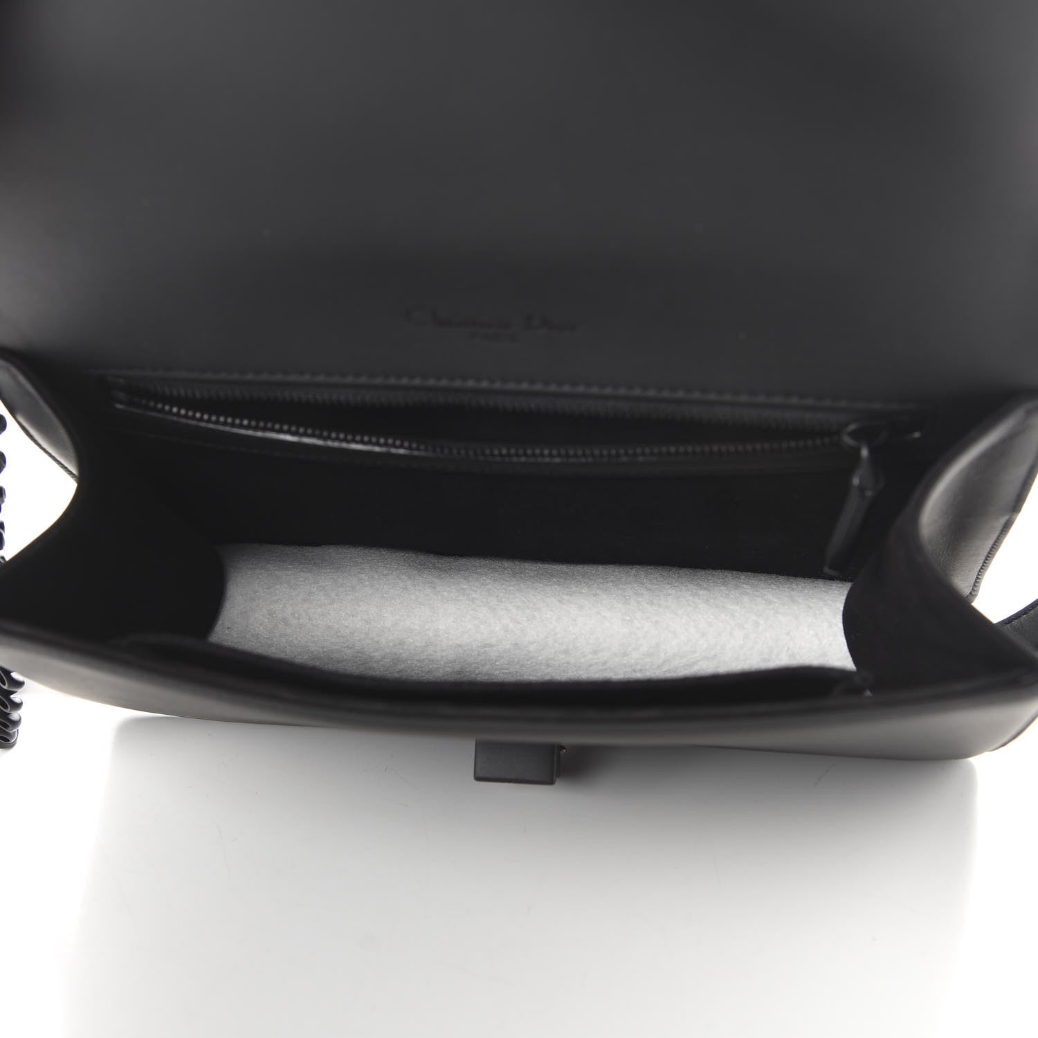 Christian Dior Ultra Matte Calfskin Studded Medium Diorama Flap Bag Black 5 of 10