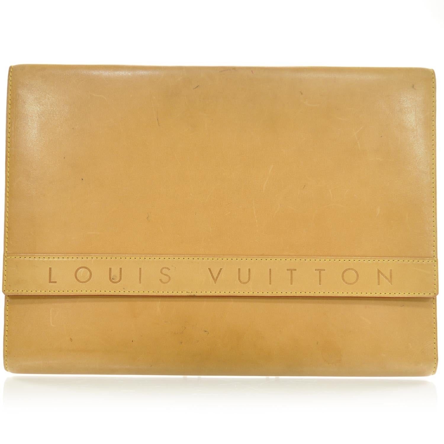 Louis Vuitton Leather Document Case 1 of 7