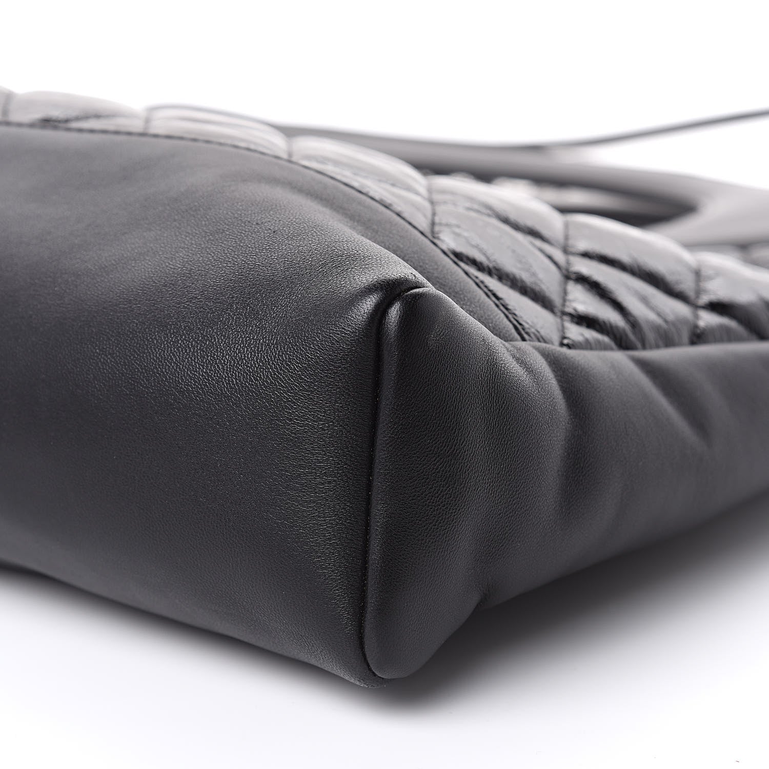 Chanel Aged Calfskin Quilted Large 31 Shopping Bag Black 9 of 11