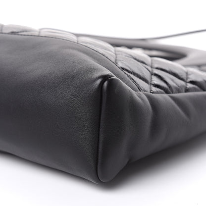 Chanel Aged Calfskin Quilted Large 31 Shopping Bag Black 9 of 11