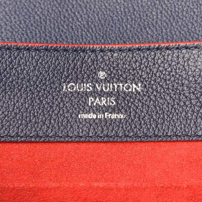 Louis Vuitton Soft Calfskin Lockme Backpack Marine Rouge 6 of 13