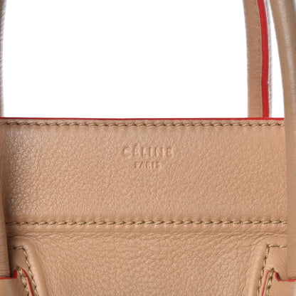 Celine Supple Calfskin Medium Phantom Luggage Camel 6 of 22