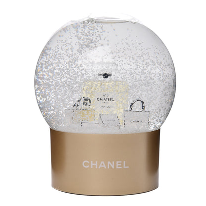 Chanel Glass N°5 Perfume Bottle Snow Globe 1 of 4