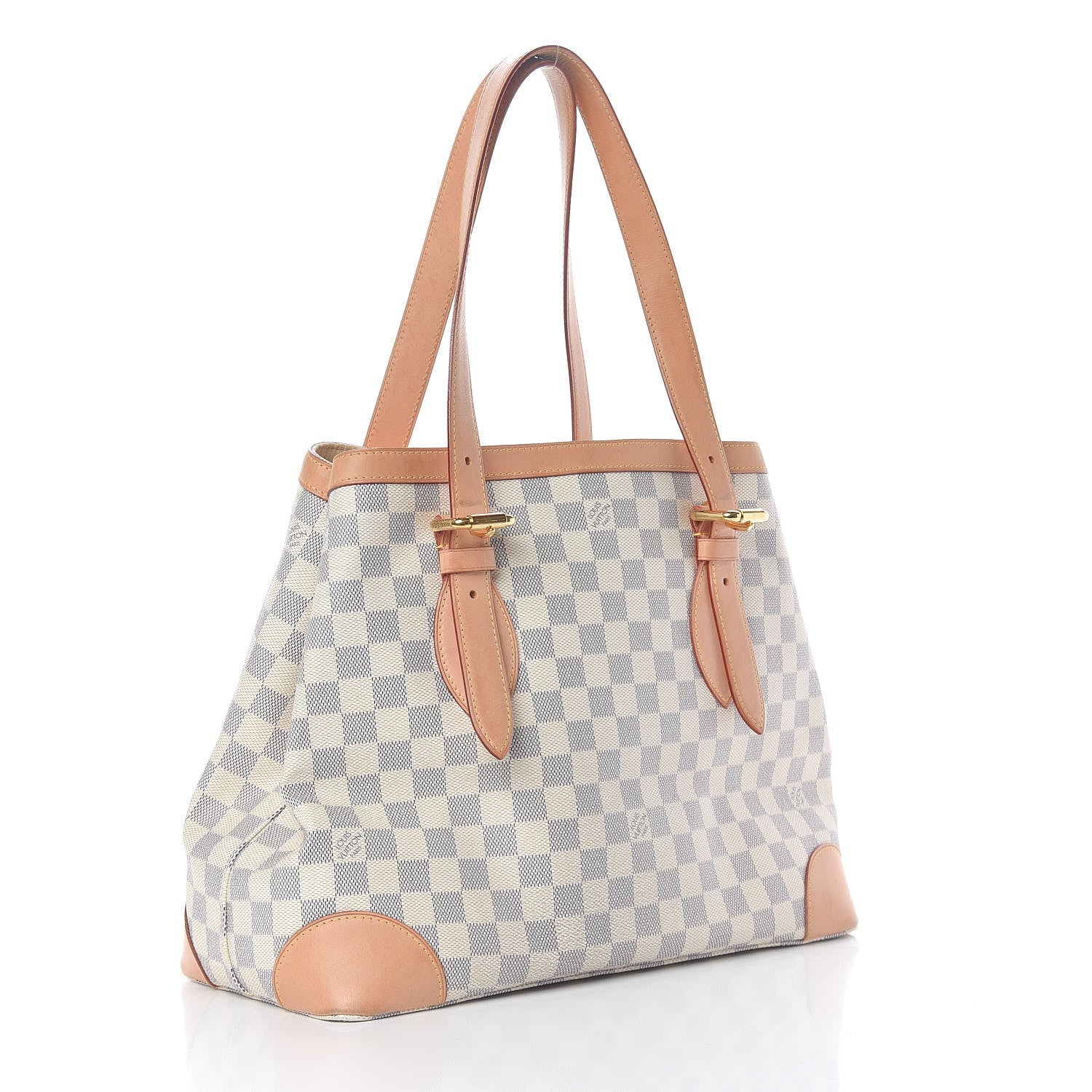 Louis Vuitton Damier Azur Hampstead MM 3 of 14