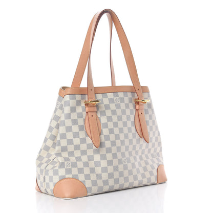 Louis Vuitton Damier Azur Hampstead MM 3 of 14