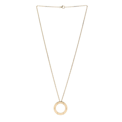 Cartier 18K Yellow Gold LOVE Pendant Necklace 3 of 6