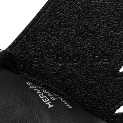 Hermes Epsom Chevre Mysore Swift Alligator Lizard Birdy Bag Charm Black 4 of 5