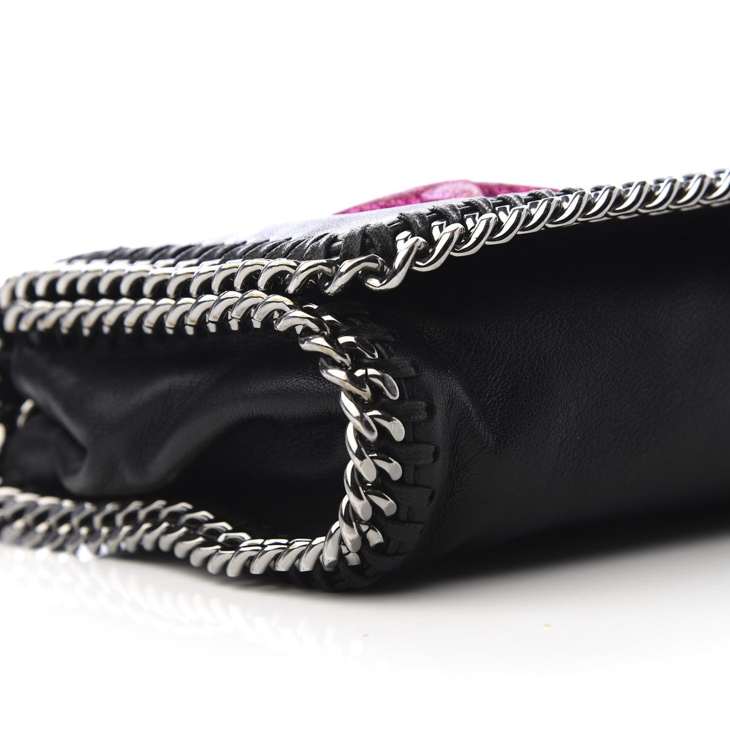 Alter Nappa Embossed Star Falabella Crossbody Bag Black