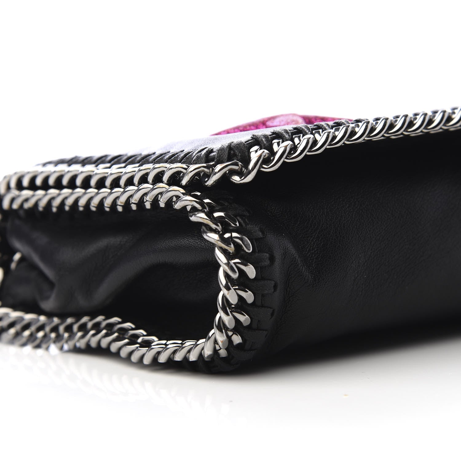Stella McCartney Alter Nappa Embossed Star Falabella Crossbody Bag Black 6 of 8