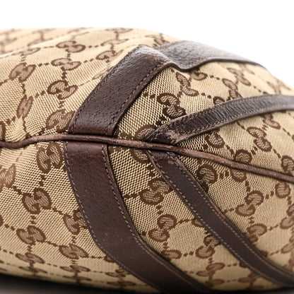 Gucci Monogram Medium Abbey Convertible Tote Dark Brown 10 of 12