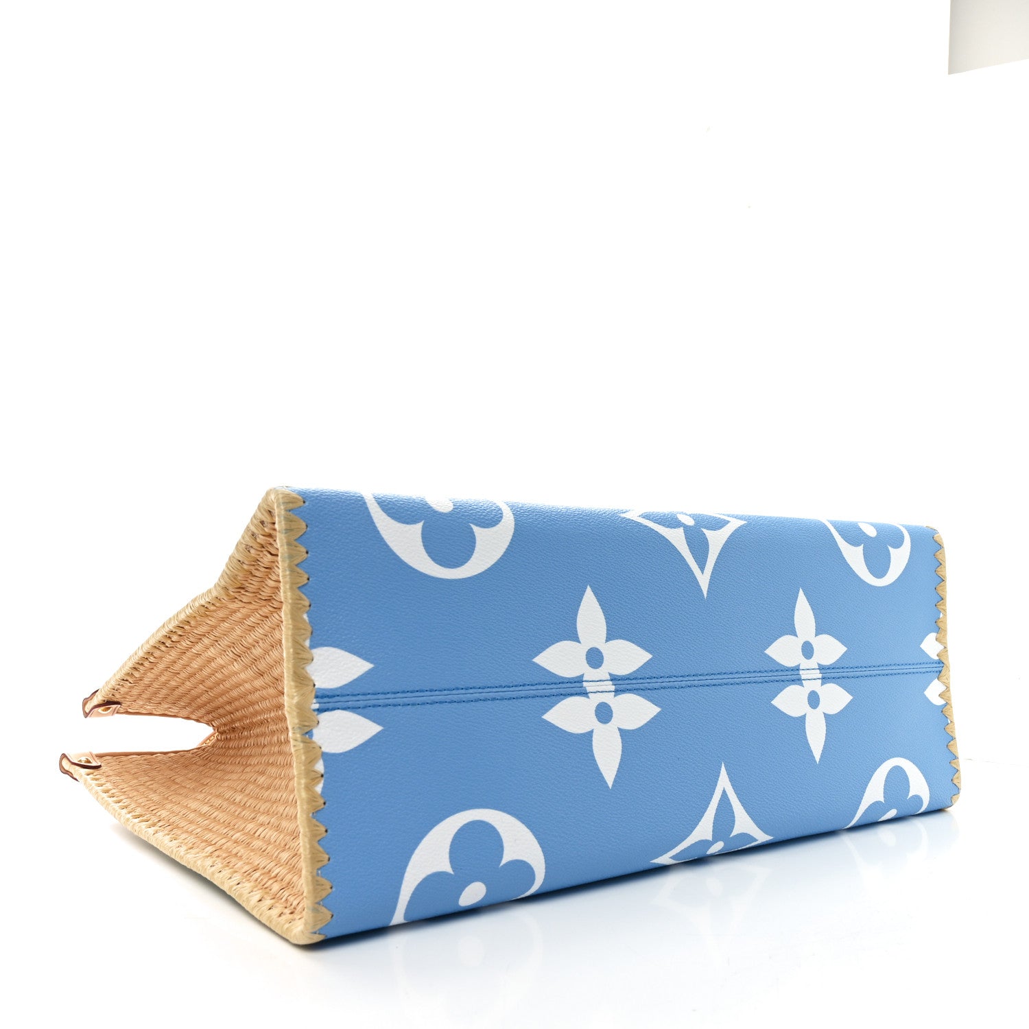Louis Vuitton Monogram Giant Raffia Hamptons By The Pool Onthego GM Blue 4 of 9