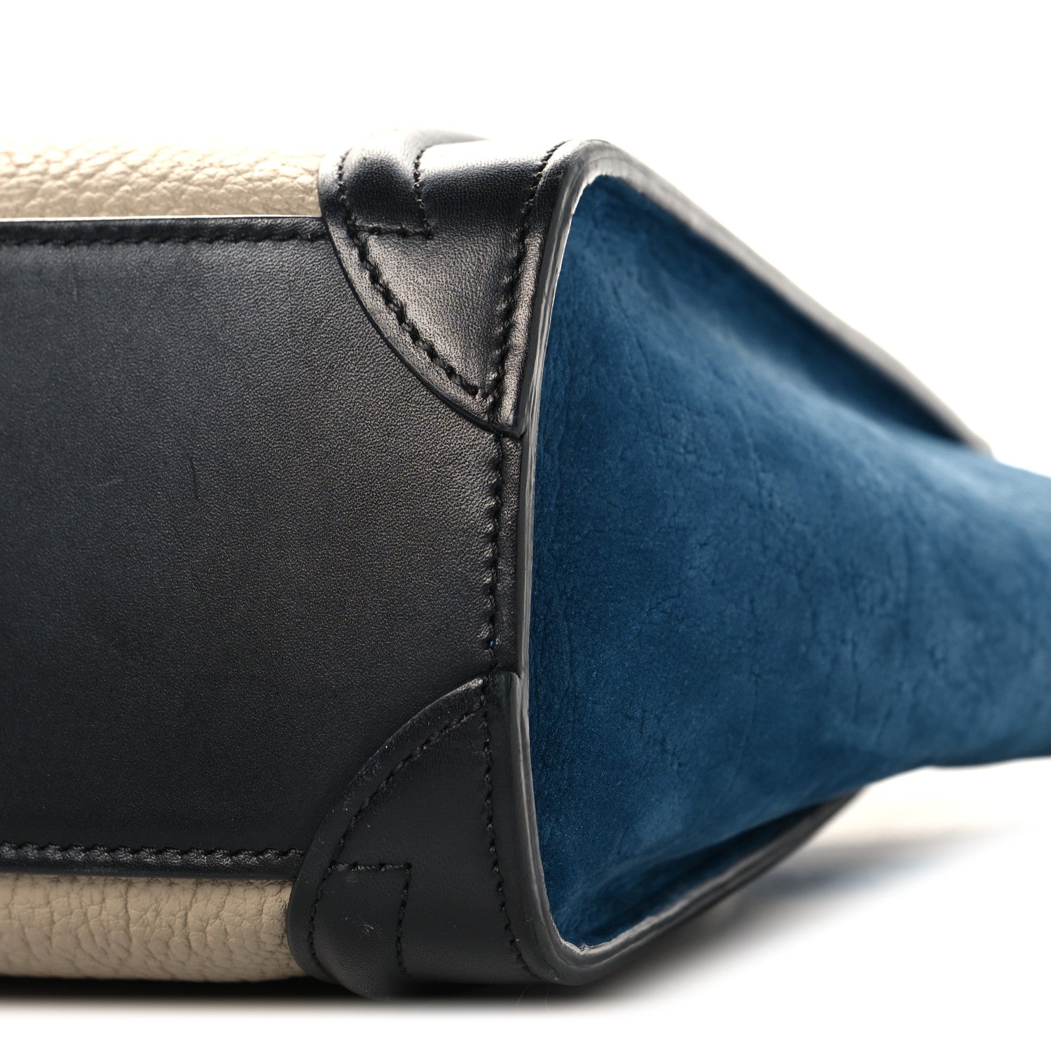 Celine Bullhide Calfskin Nubuck Nano Tri-Color Luggage Light Taupe 9 of 9