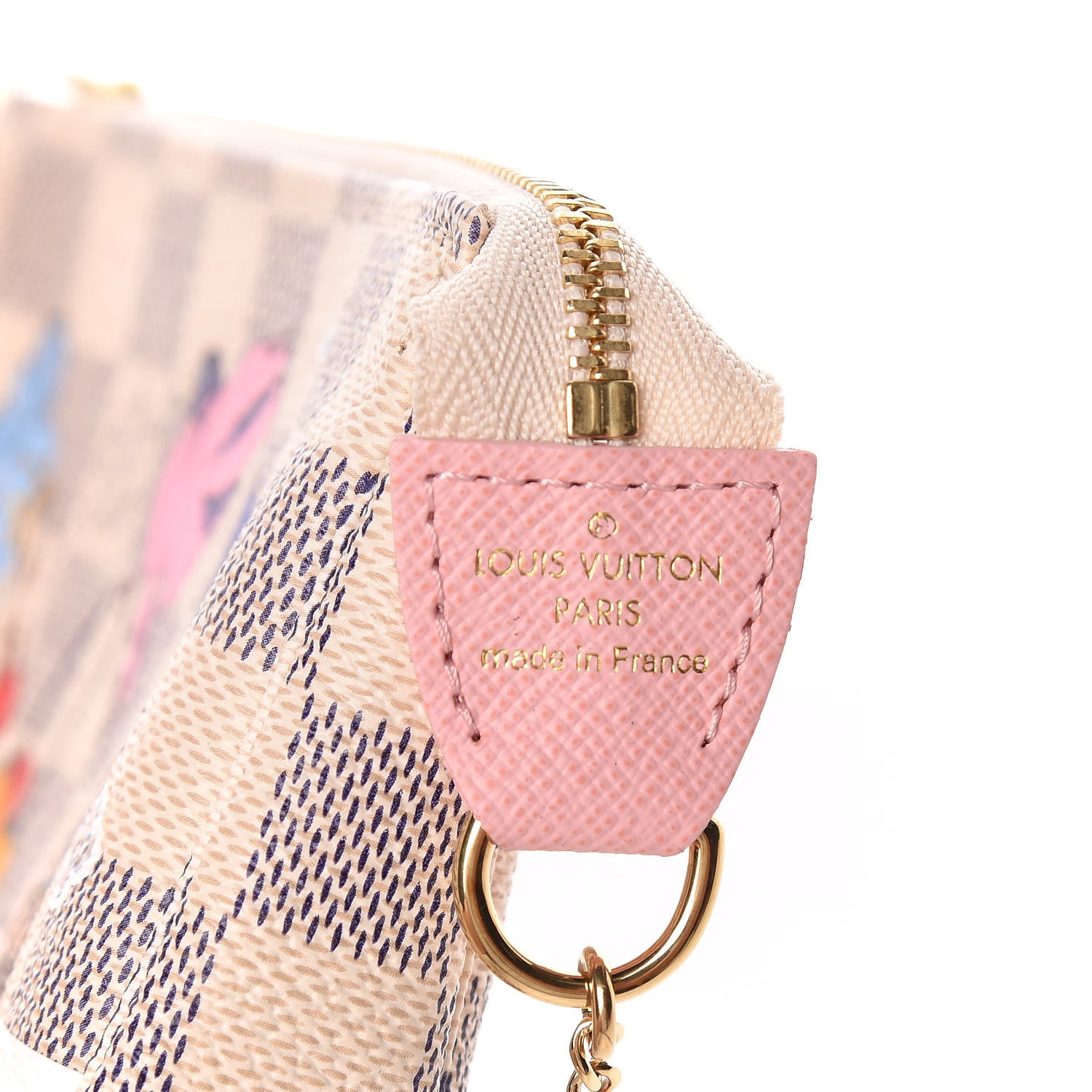 Louis Vuitton Damier Azur 2018 Christmas Animation Mini Pochette Accessories 6 of 8