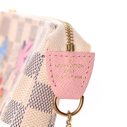Louis Vuitton Damier Azur 2018 Christmas Animation Mini Pochette Accessories 6 of 8