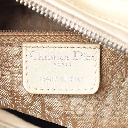 Christian Dior Lambskin Cannage Medium Lady Dior Light Beige 6 of 21