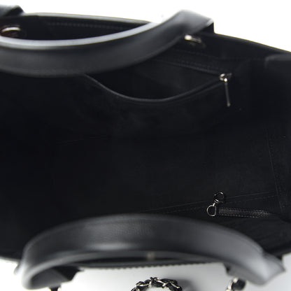 Chanel Caviar Small Studded Deauville Tote Black 5 of 10