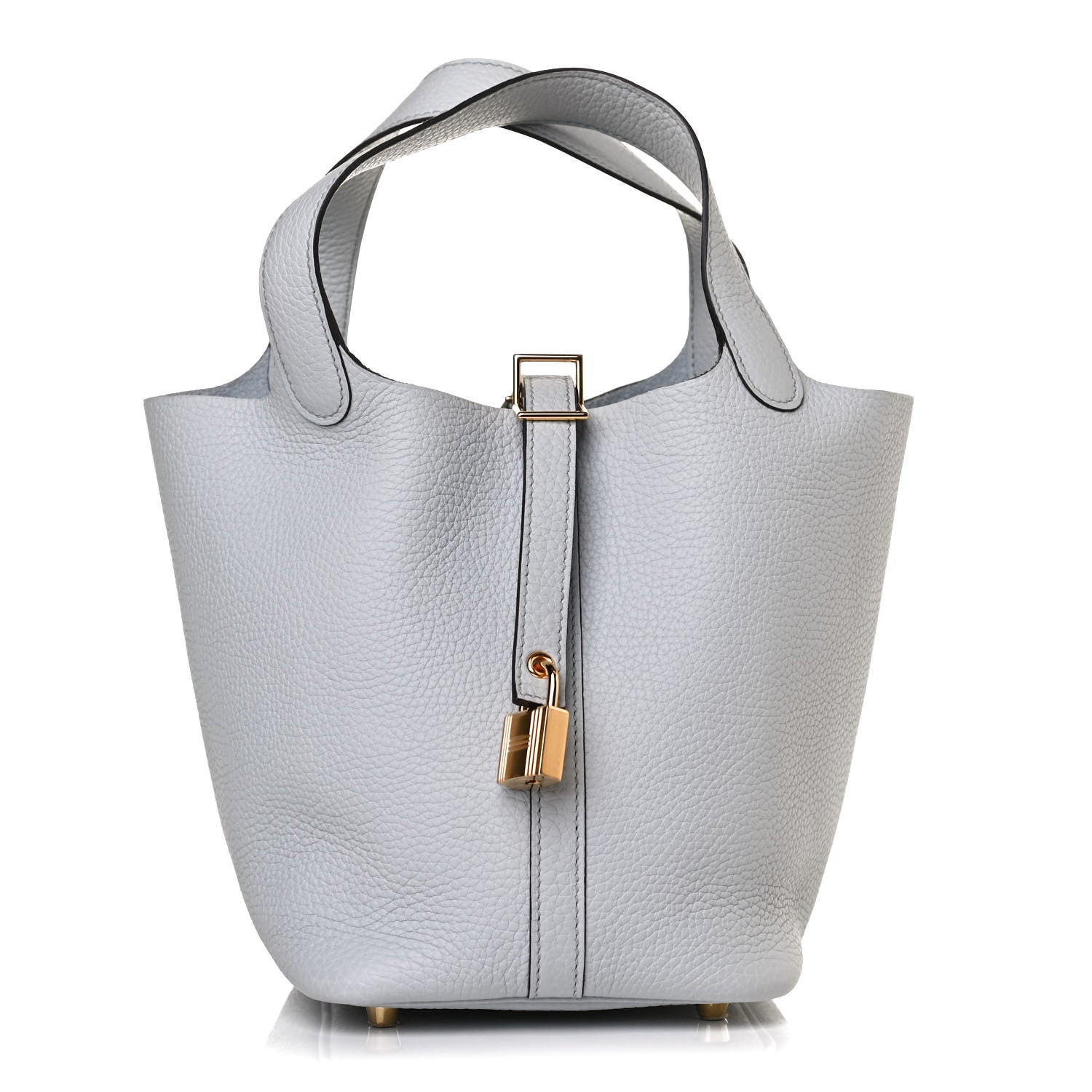 Hermes Taurillon Clemence Picotin Lock 18 PM Bleu Pale 1 of 12