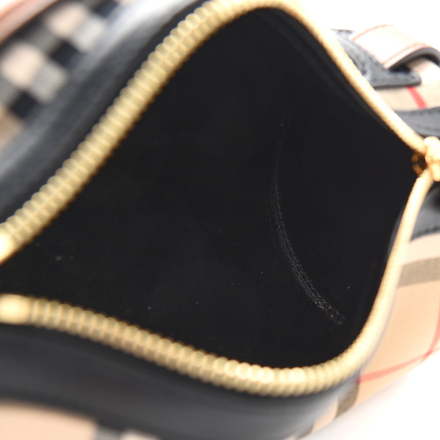 Vintage Check Calfskin Barrel Bag Archive Beige