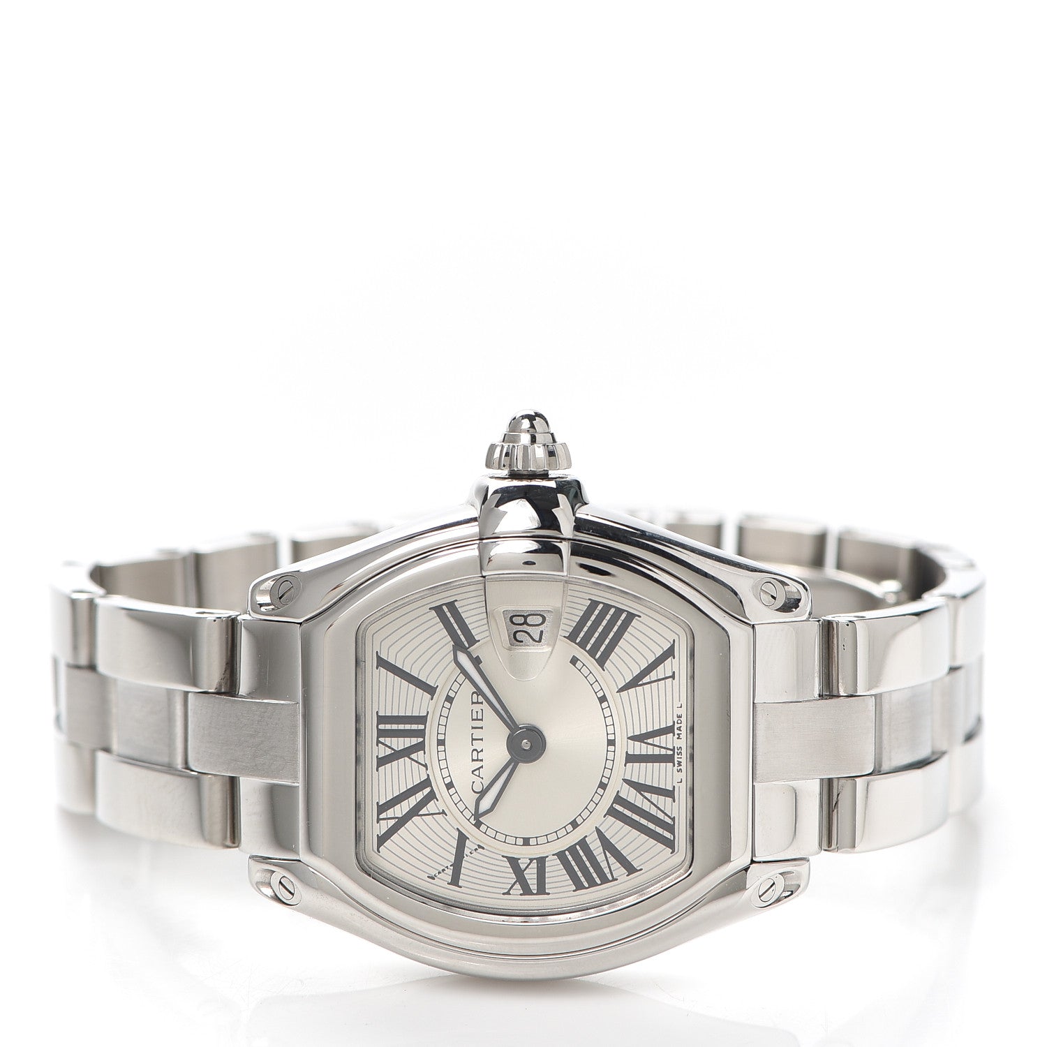 Cartier Stainless Steel 31mm Roadster Quartz Watch 2 of 6