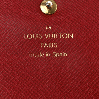 Louis Vuitton Damier Ebene Caissa Wallet Cherry 6 of 15
