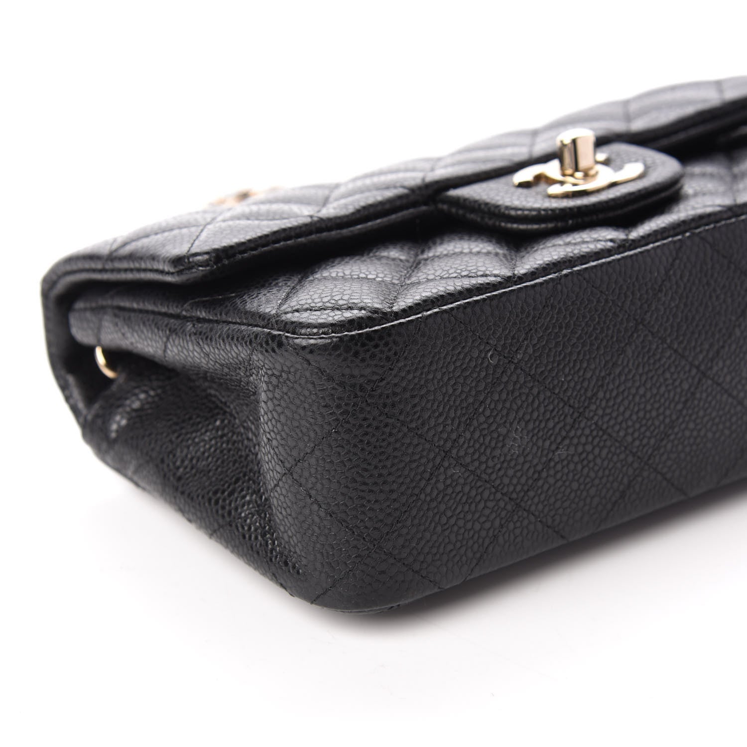 Chanel Caviar Quilted Mini Rectangular Flap Black 6 of 10