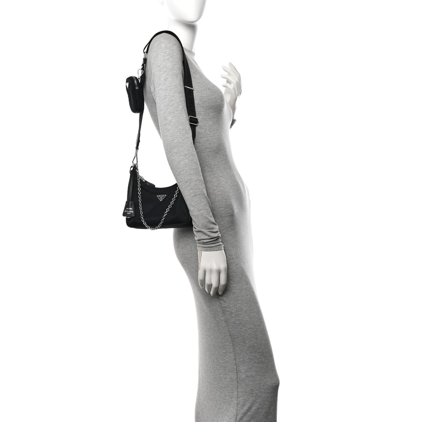 Nylon Re-Edition 2005 Shoulder Bag Black