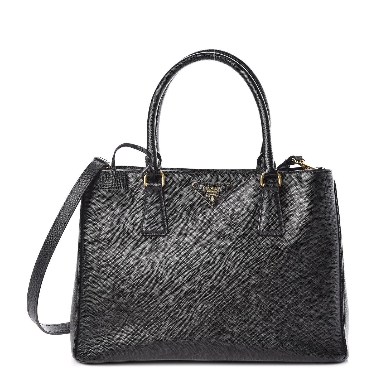 Saffiano Lux Small Tote Nero Black